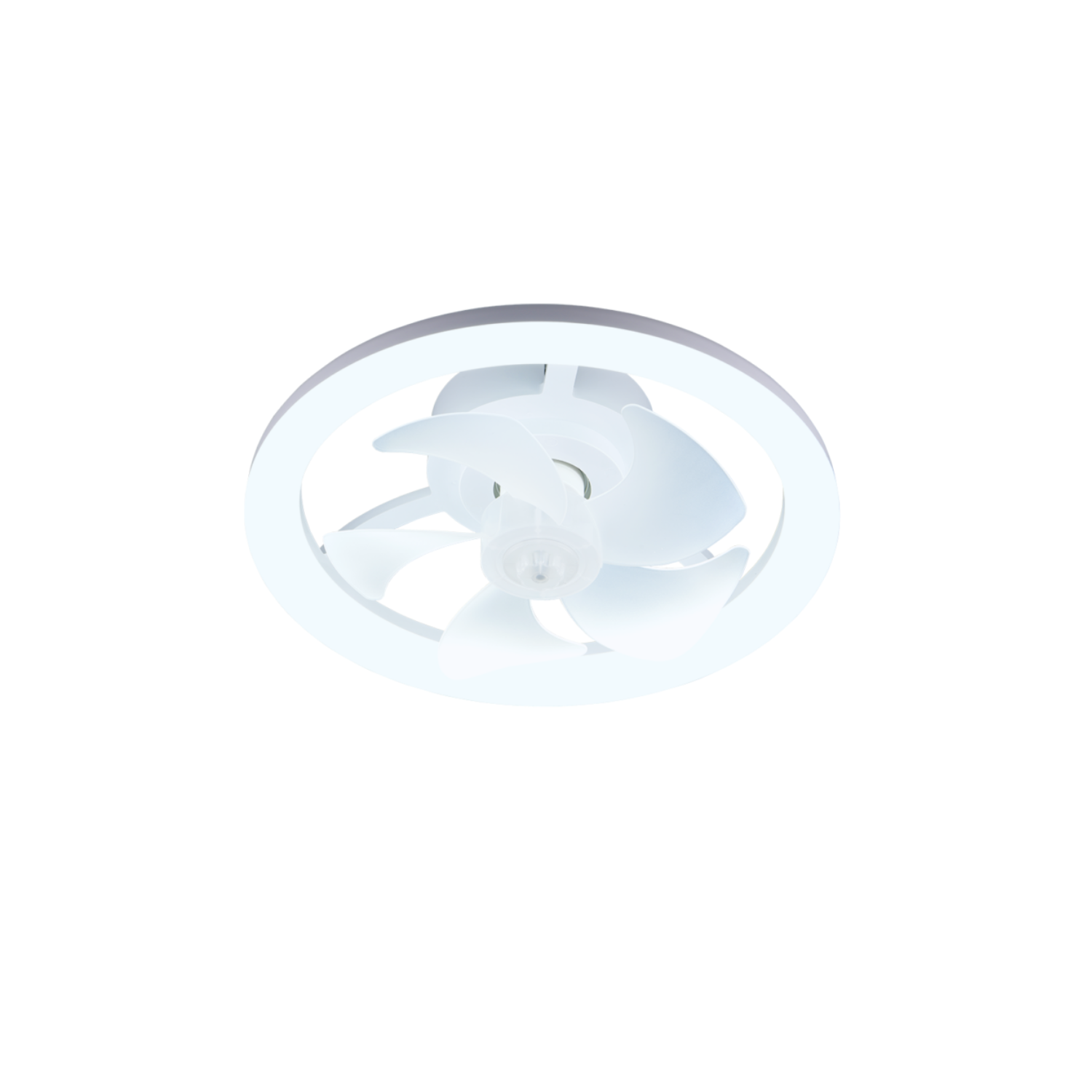 Fantiluxe Selma Ventilador de techo, Ø40 cm, Mando a distancia, Blanco