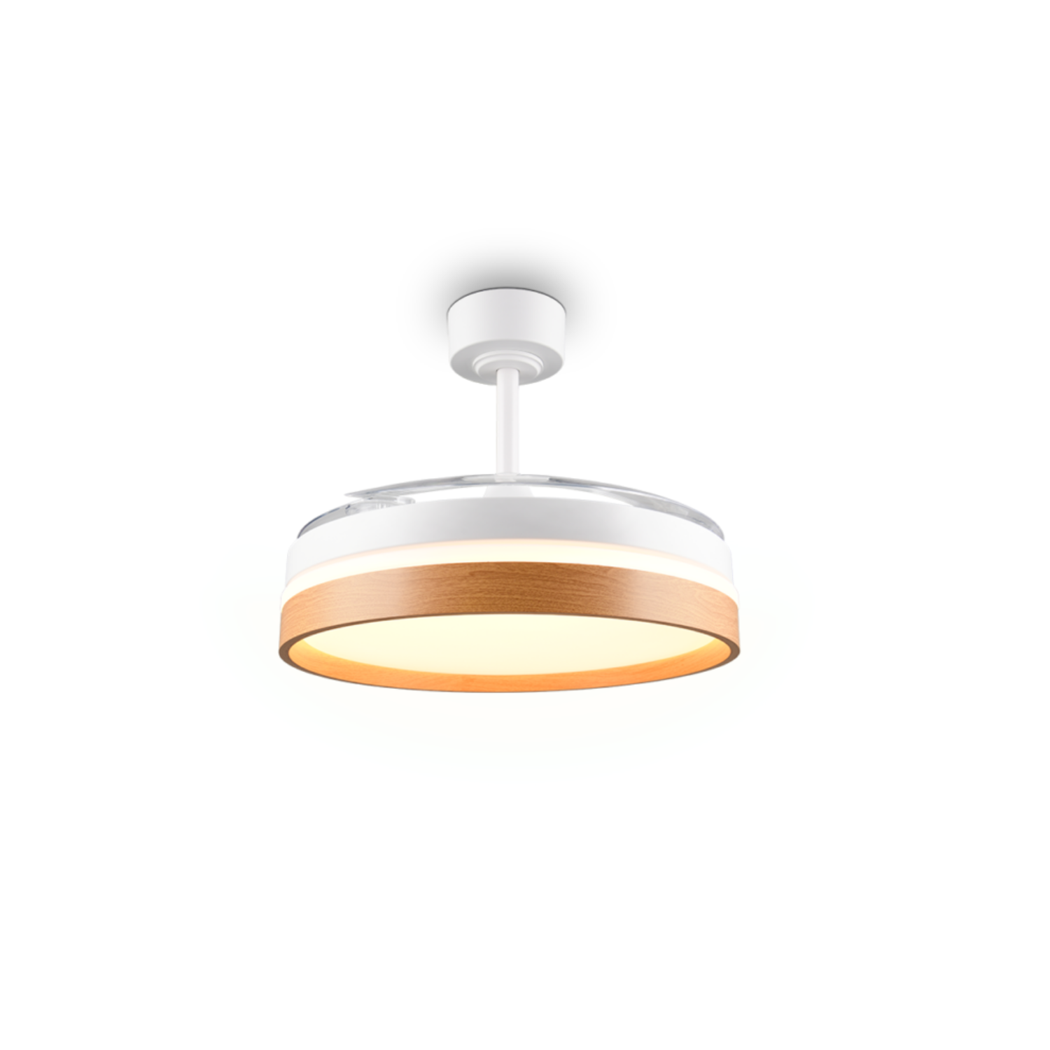 Fantiluxe Anders Ventilador de techo, Ø106 cm, Mando a distancia, Blanco