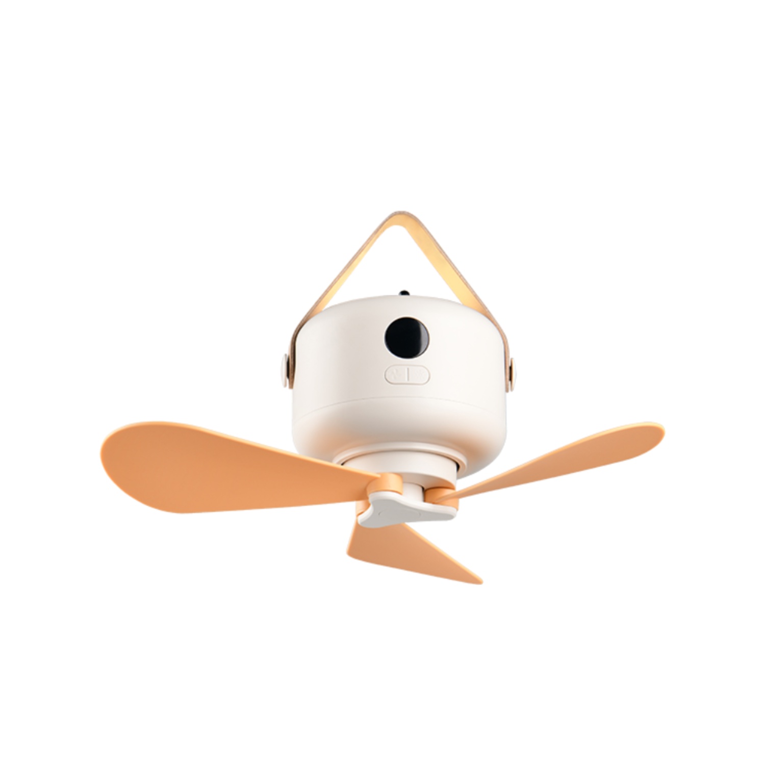 Fantiluxe Anders Ventilador de techo, Ø27 cm, Mando a distancia, Blanco