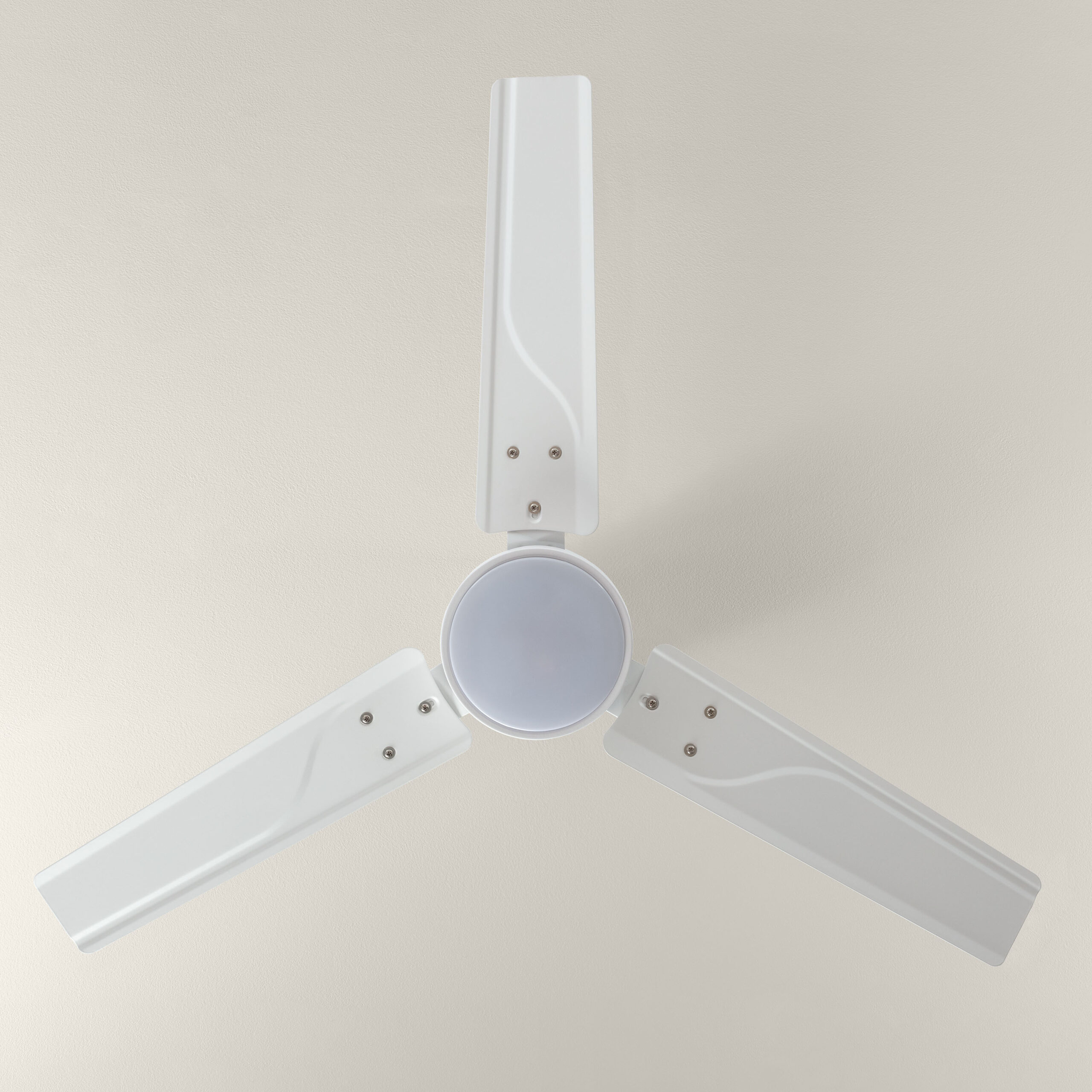Fantiluxe Kallberg Ventilador de techo, Ø105 cm, Mando a distancia, Blanco