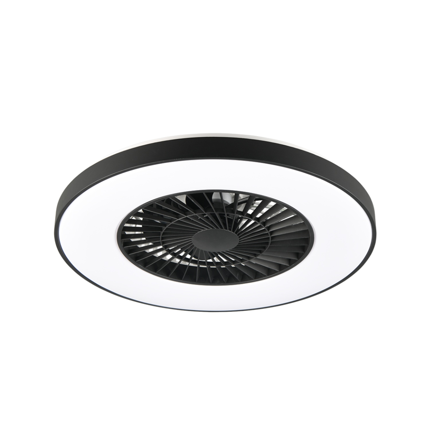 Fantiluxe Magnus Ventilador de techo, Ø58 cm, Mando a distancia, Negro