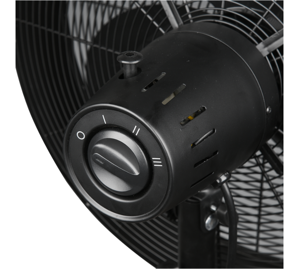 Fantiluxe Viggo Ventilador de techo, Ø45 cm, Mando a distancia, Negro