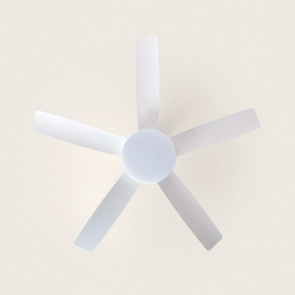 Cool Breeze Matilda Ventilador de techo con luz, ØØ106cm cm, Mando a distancia + control de pared, Blanco