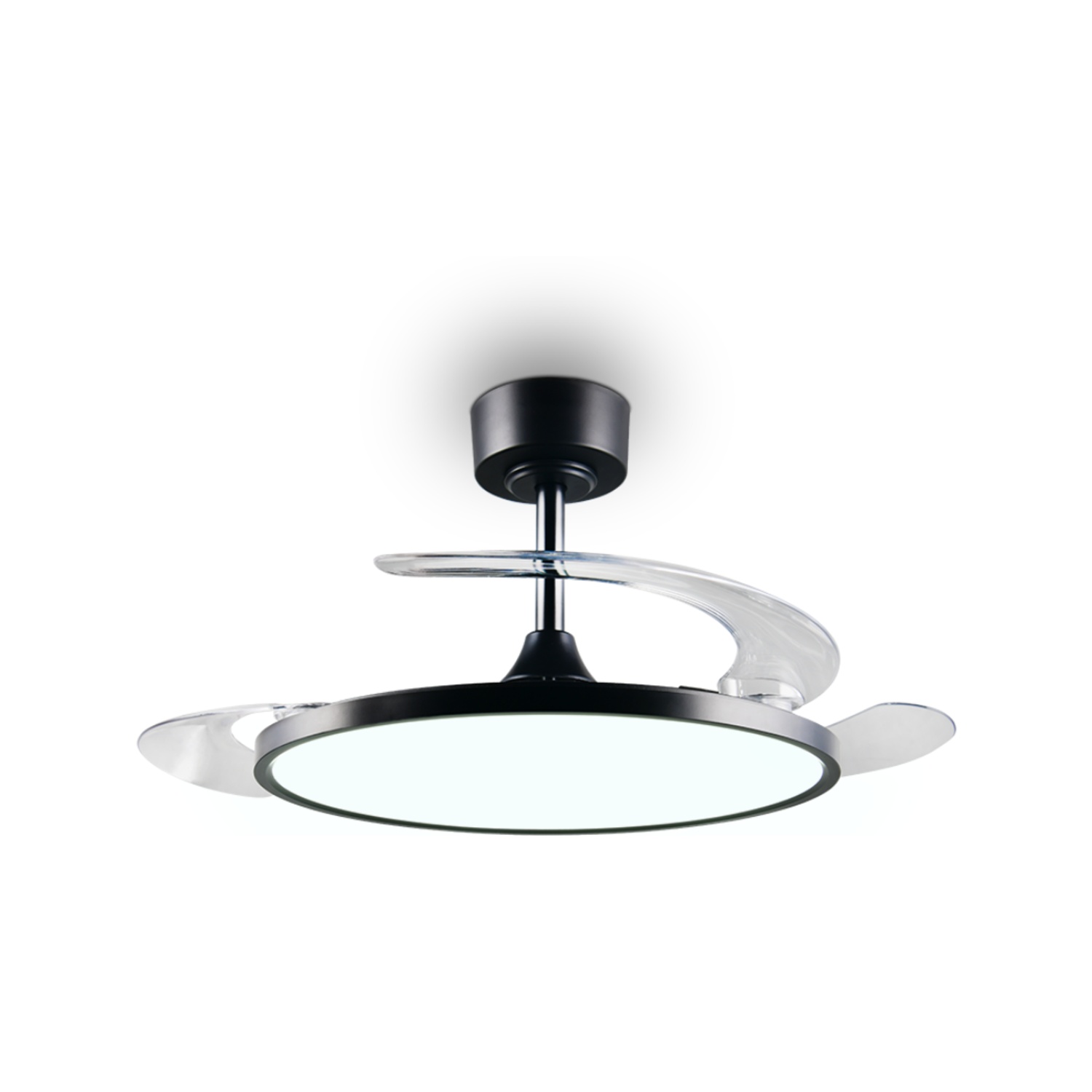 Fantiluxe Soren Ventilador de techo, Ø106 cm, Mando a distancia, Negro