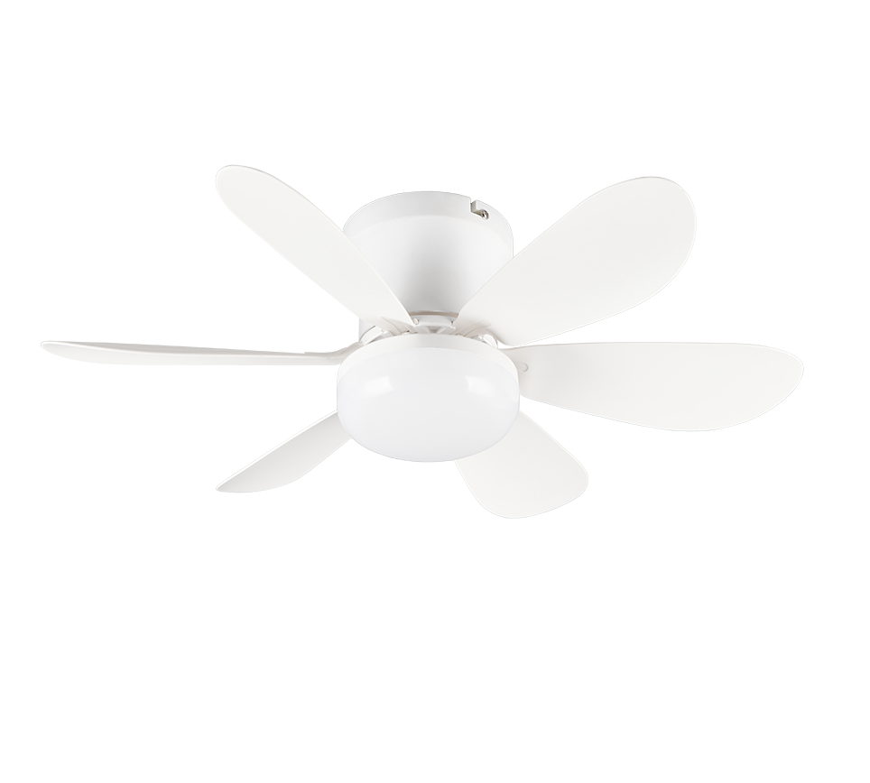 Fantiluxe Alva Ventilador de techo, Ø53 cm, Mando a distancia, Blanco