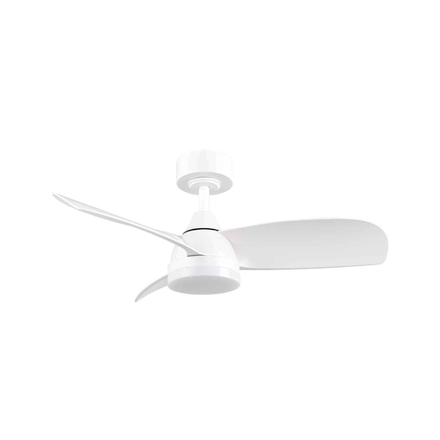 Fantiluxe Ingrid Ventilador de techo, Ø90 cm, Mando a distancia, Blanco
