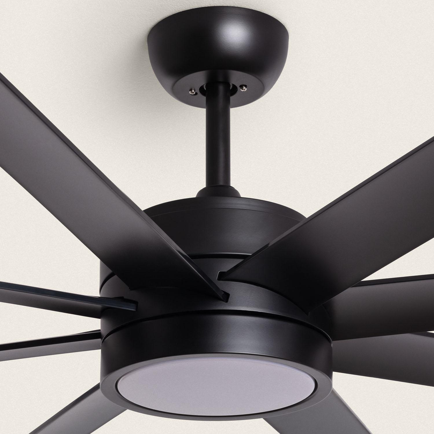 Cool Breeze Isberg Ventilador de techo con luz, Mando a distancia, Blanco