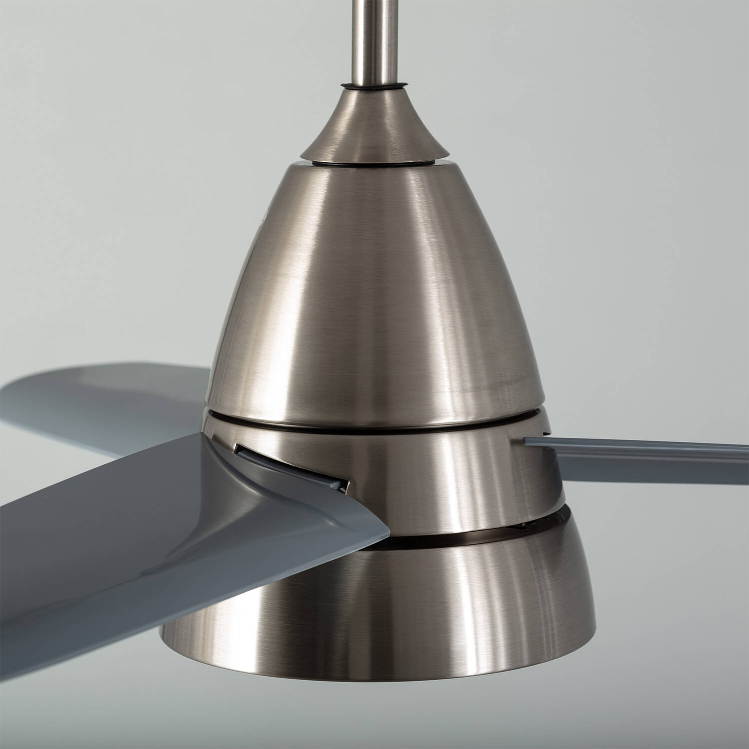 Fantiluxe Holmstrom Ventilador de techo, Ø91 cm, Mando a distancia, Plata