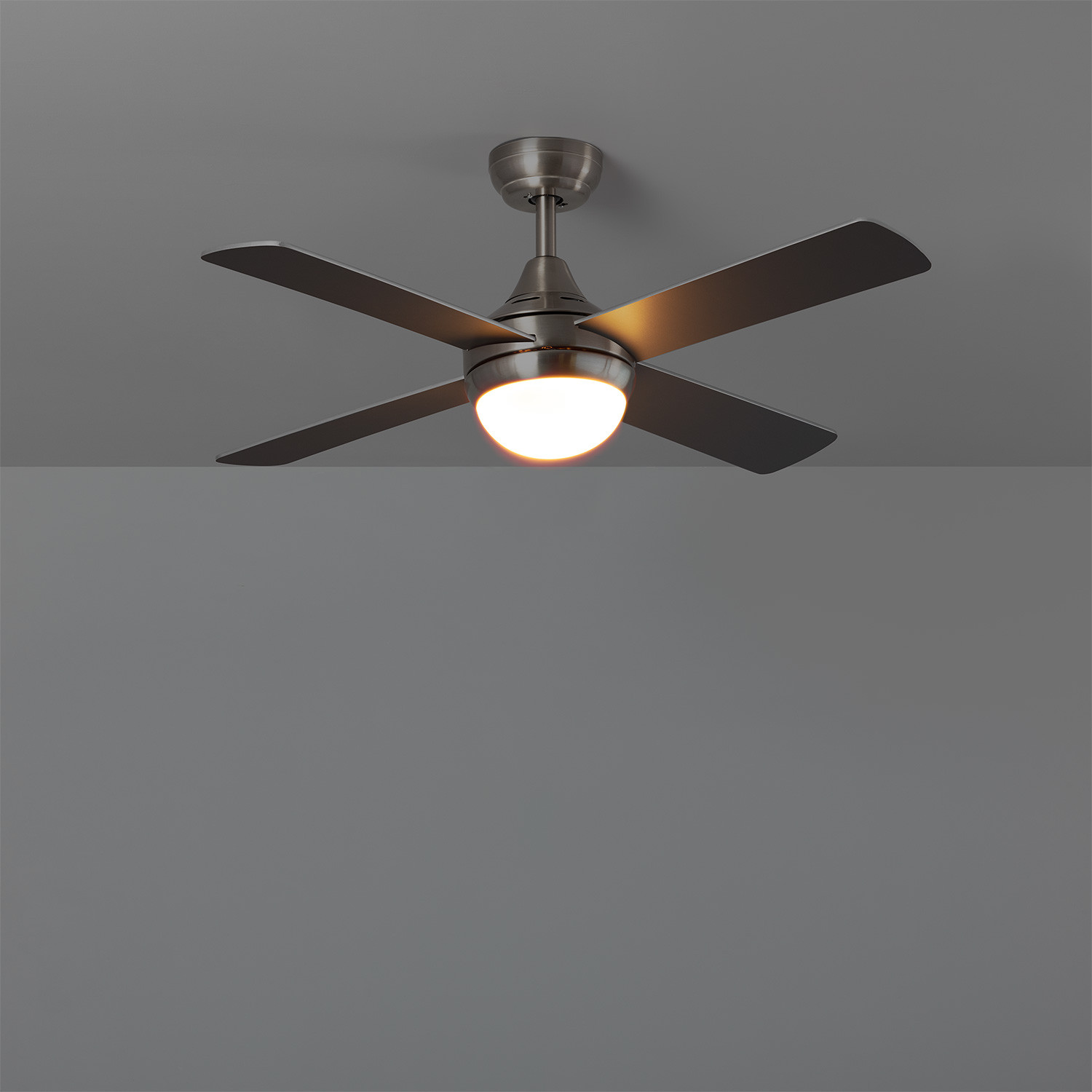 Ventiluxe Armin Ventilador de techo con luz, Ø110 cm, Mando a distancia, Plata