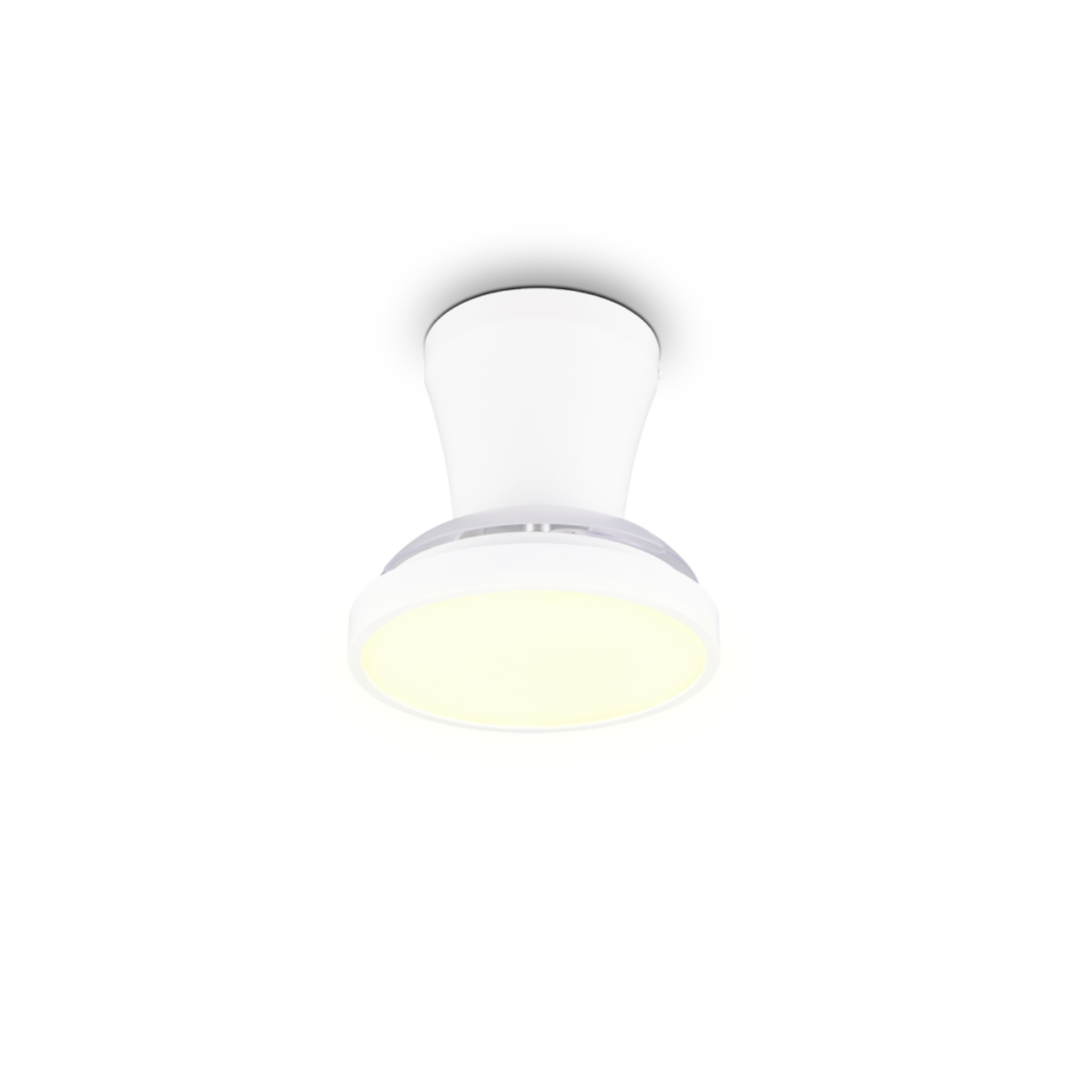 Fantiluxe Kasper Ventilador de techo, Ø41 cm, Mando a distancia, Blanco