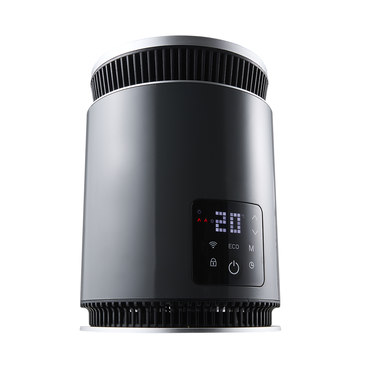 Sirocco Calefactor eléctrico gris