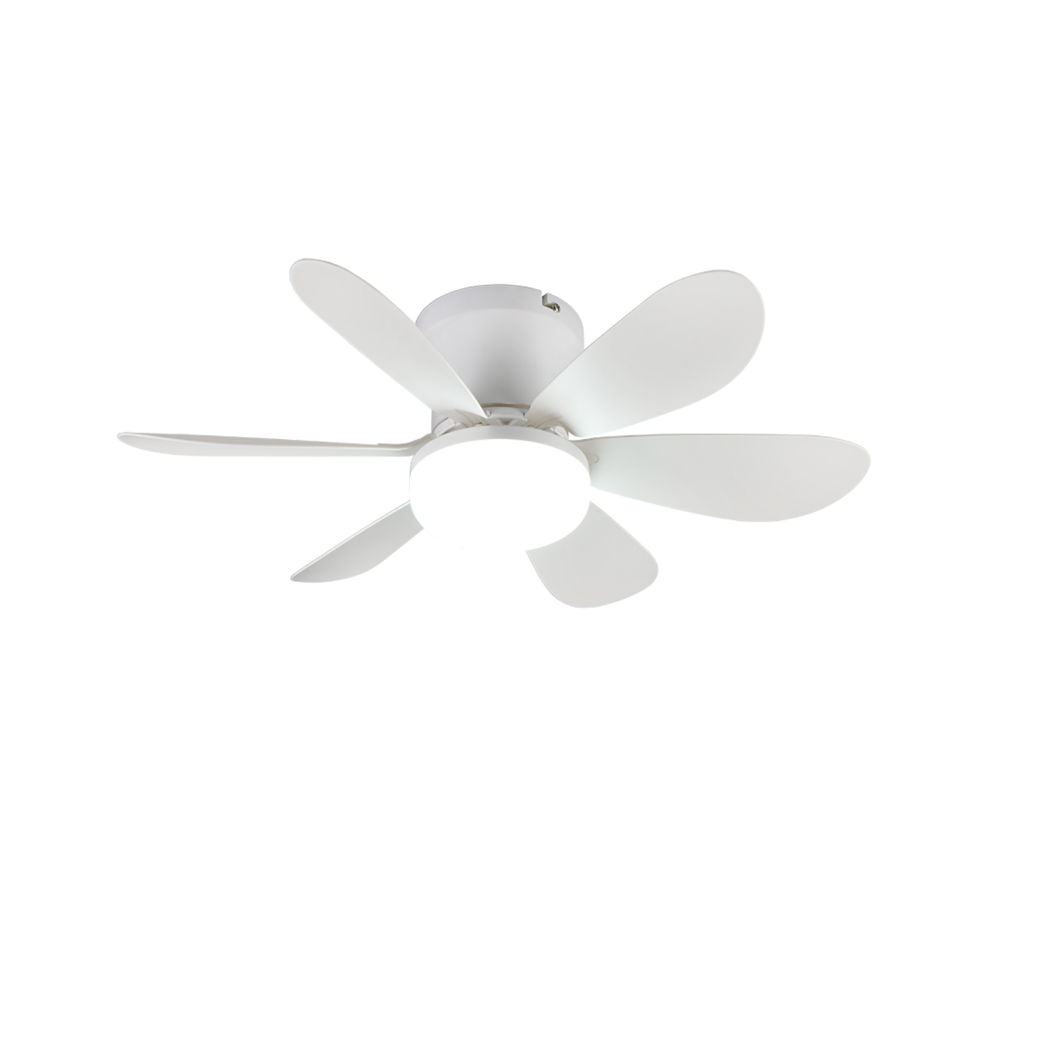 Fantiluxe Alva Ventilador de techo, Ø53 cm, Mando a distancia, Blanco