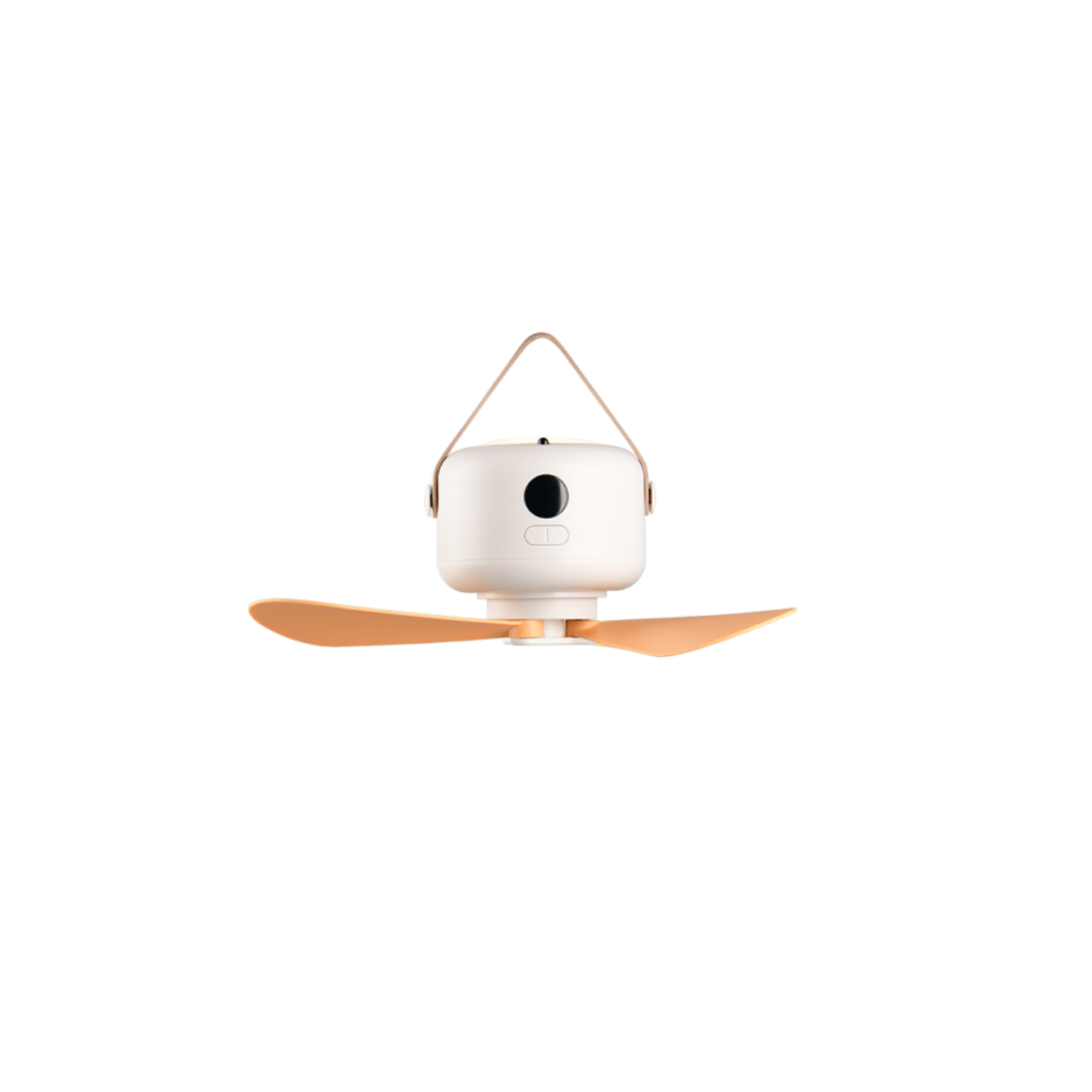 Fantiluxe Anders Ventilador de techo, Ø27 cm, Mando a distancia, Blanco