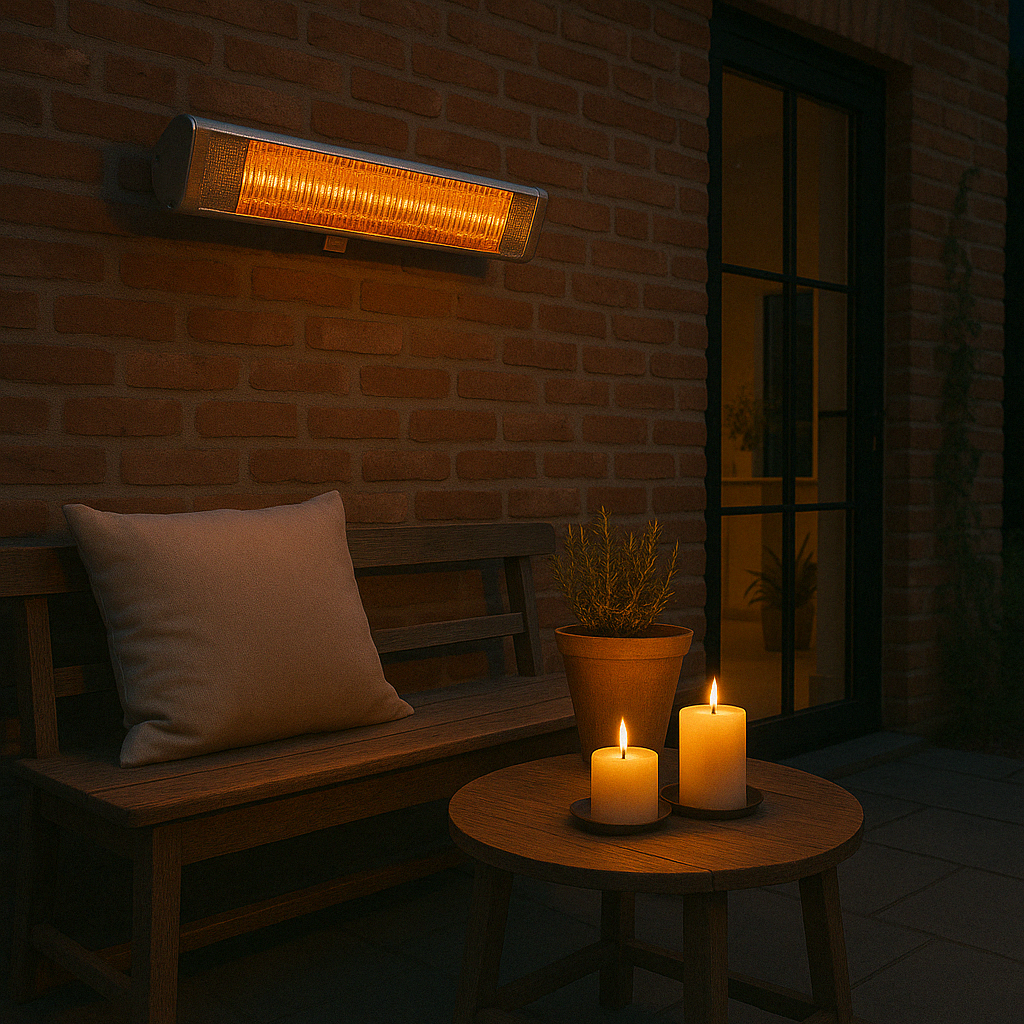 Calefactor Eléctrico de Pared – 2000W | Compacto y Elegante