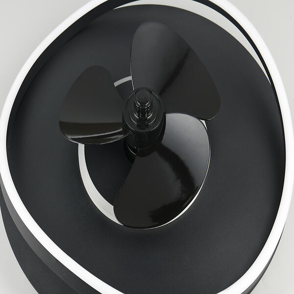 Cool Breeze Sofia Ventilador de techo con luz, ØØ50cm cm, Mando a distancia, Negro