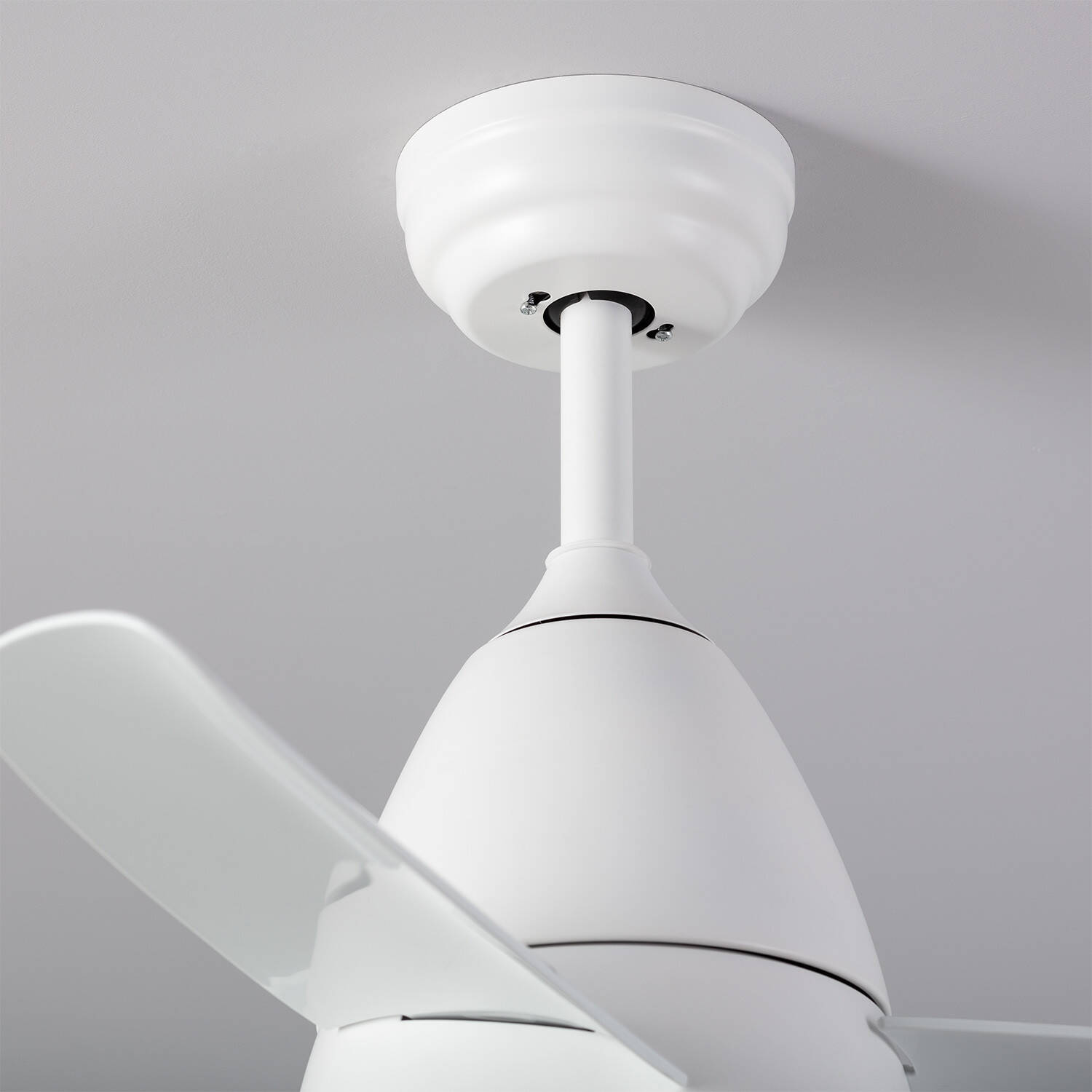Fantiluxe Viklund Ventilador de techo, Ø91 cm, Mando a distancia, Blanco