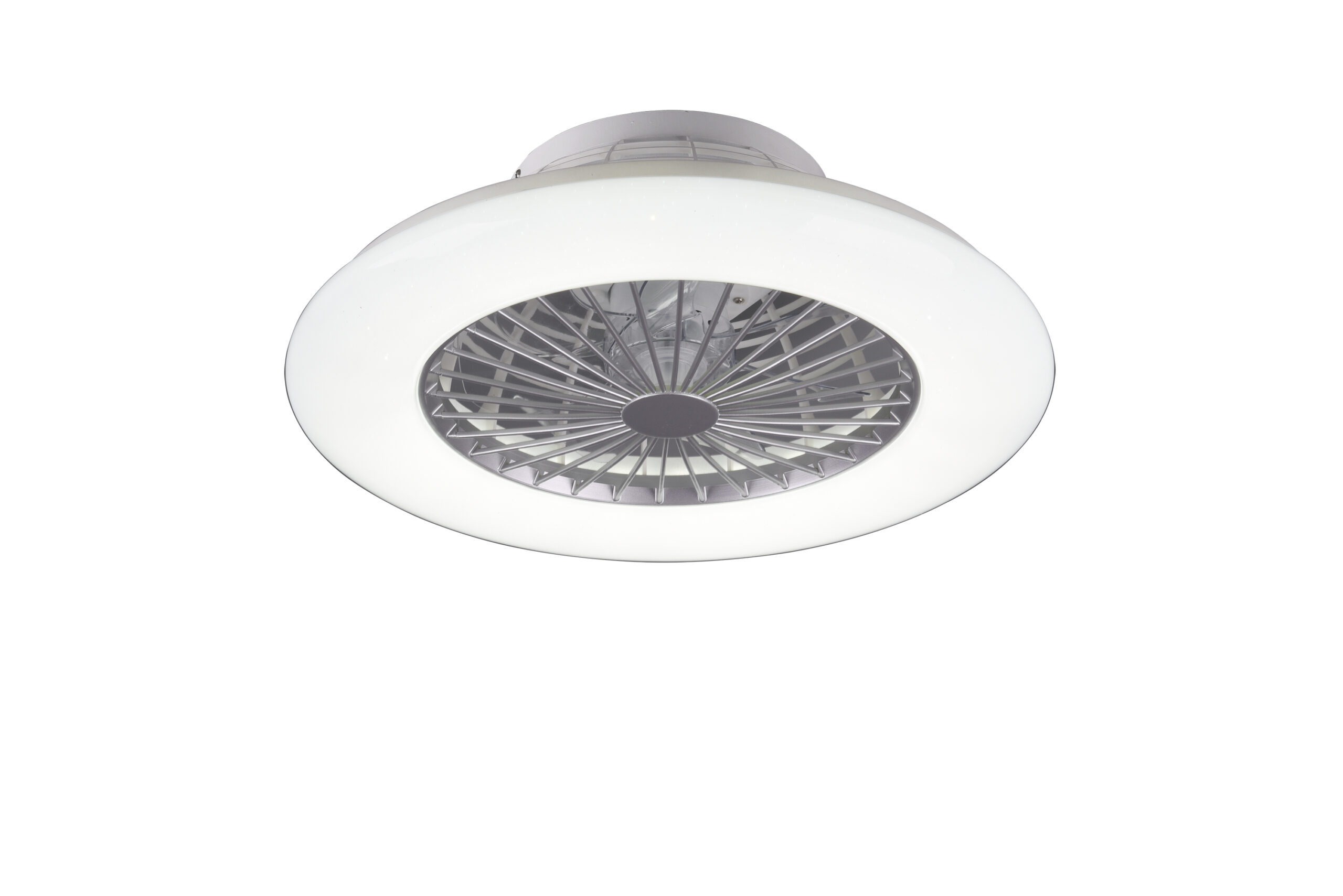 Fantiluxe Strulsand Ventilador de techo, Ø49 cm, Mando a distancia, Gris
