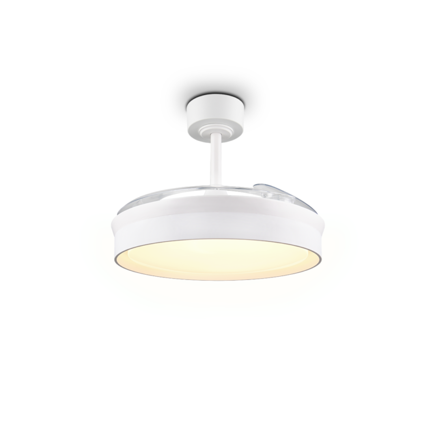 Fantiluxe Ivar Ventilador de techo, Ø106 cm, Mando a distancia, Blanco