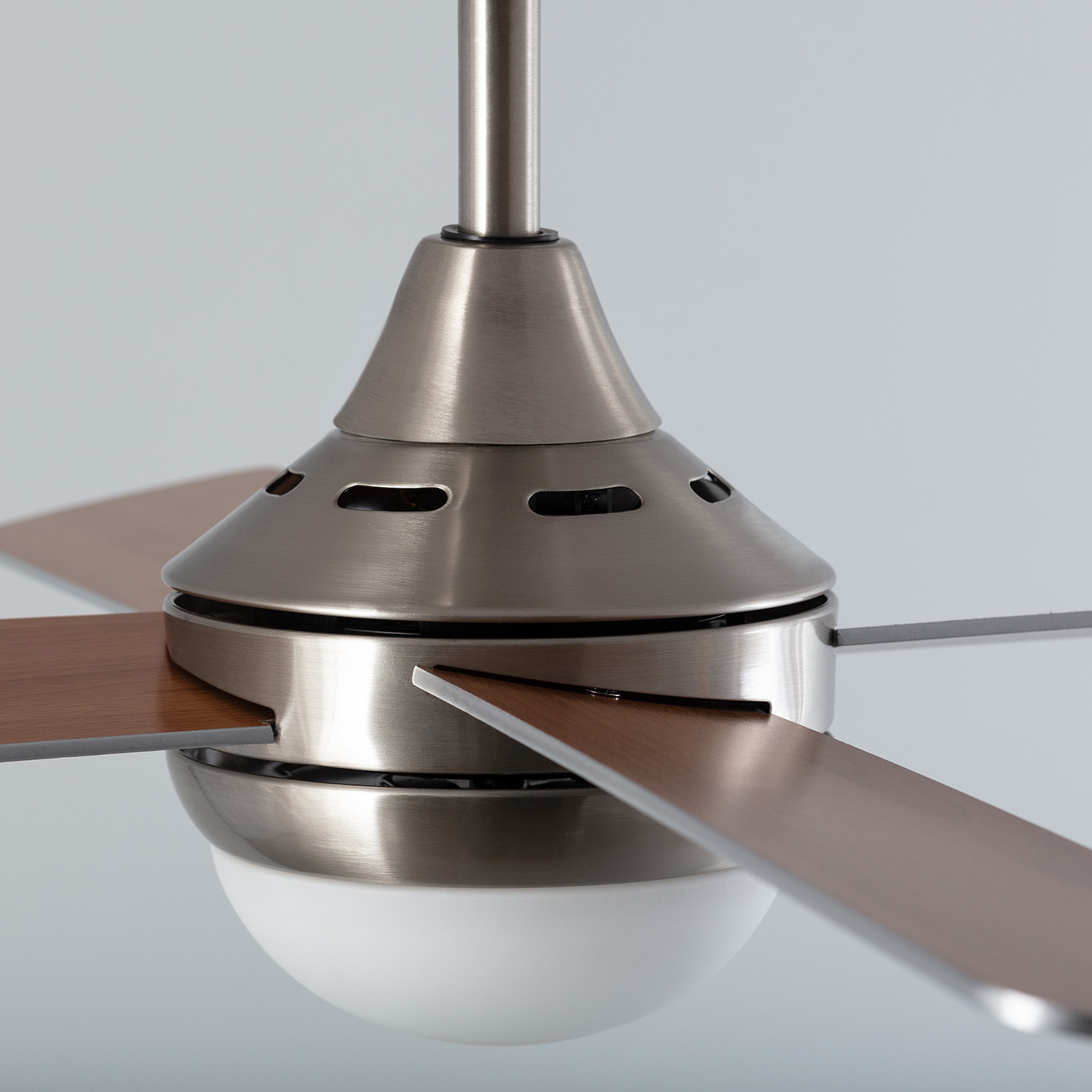 Ventiluxe Armin Ventilador de techo con luz, Ø110 cm, Mando a distancia, Plata