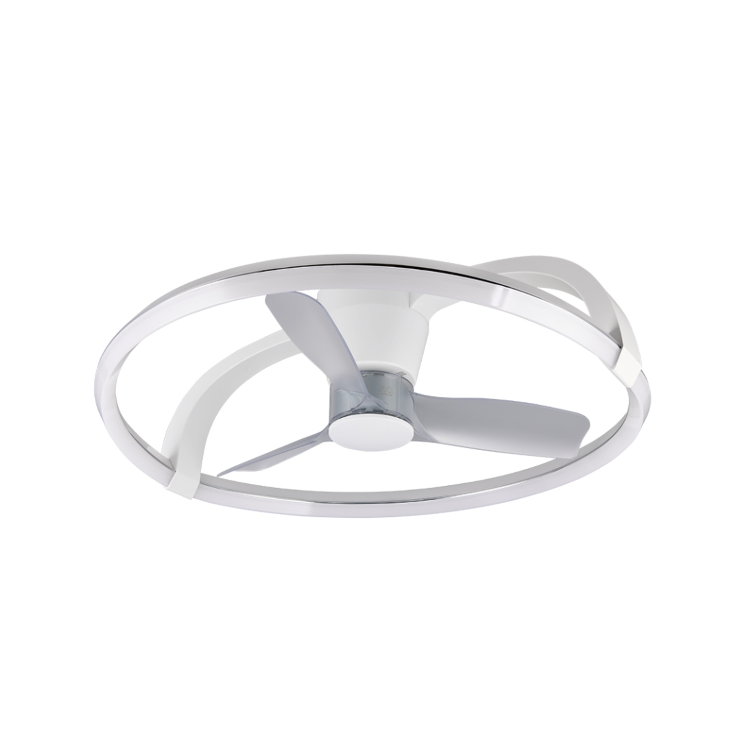 Fantiluxe Astrid Ventilador de techo, Ø73,5 cm, Mando a distancia, Blanco