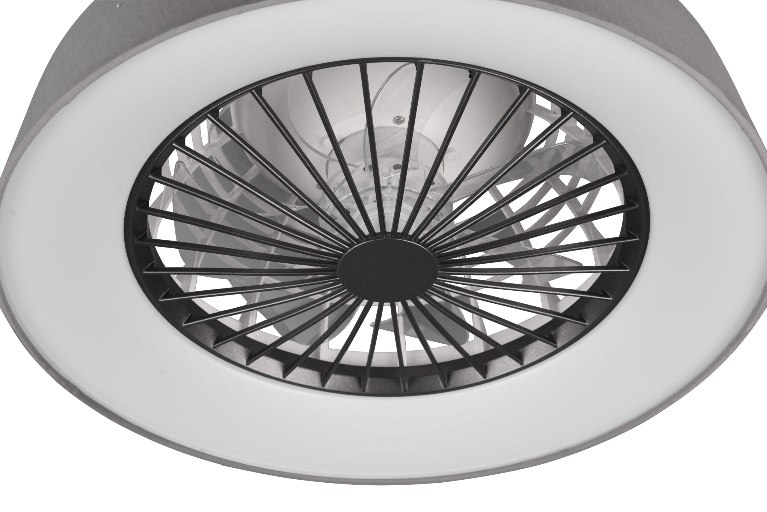 Fantiluxe Fersend Ventilador de techo, Ø48,5 cm, Mando a distancia, Gris