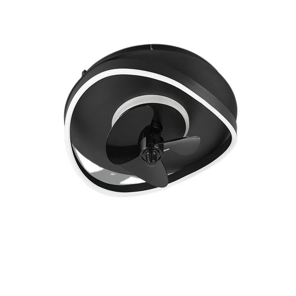 Cool Breeze Sofia Ventilador de techo con luz, ØØ50cm cm, Mando a distancia, Negro