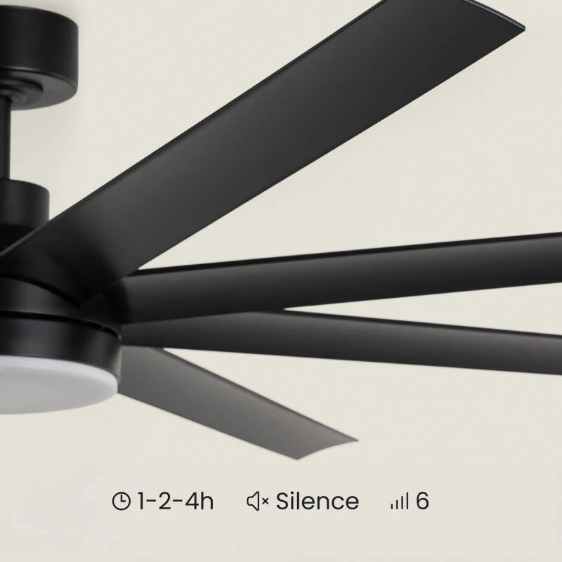 Cool Breeze Isberg Ventilador de techo con luz, Mando a distancia, Blanco