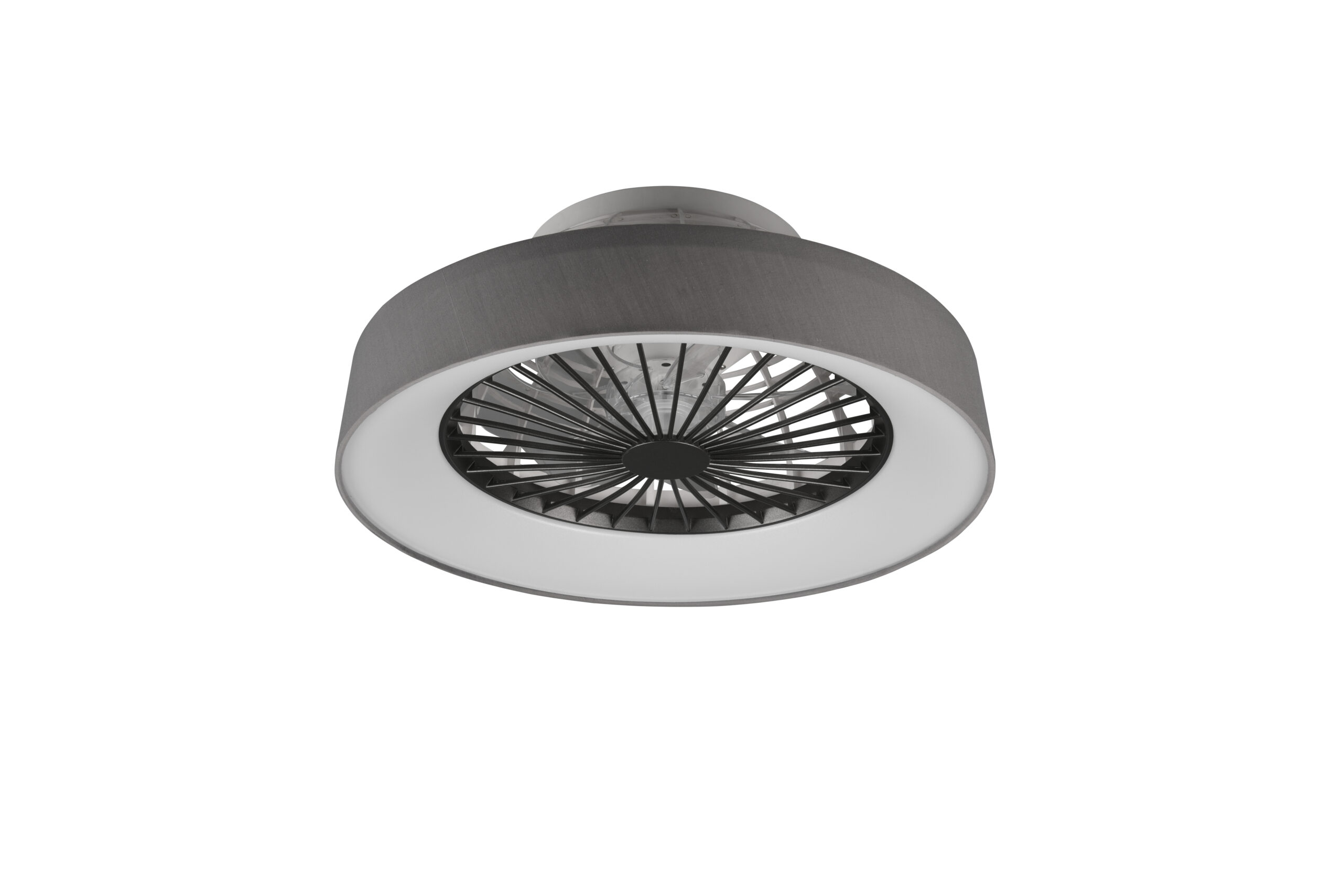 Fantiluxe Fersend Ventilador de techo, Ø48,5 cm, Mando a distancia, Gris