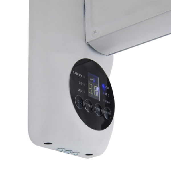 Ventilador de pared blanco