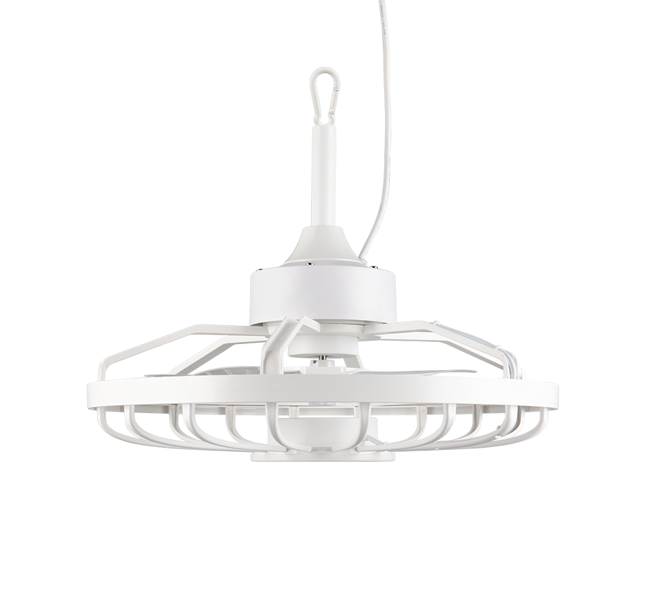Fantiluxe Saga Ventilador de techo, Ø51 cm, Mando a distancia, Blanco