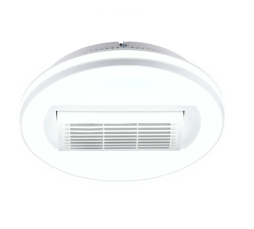 Fantiluxe Oskar Ventilador de techo, Ø48 cm, Mando a distancia, Blanco