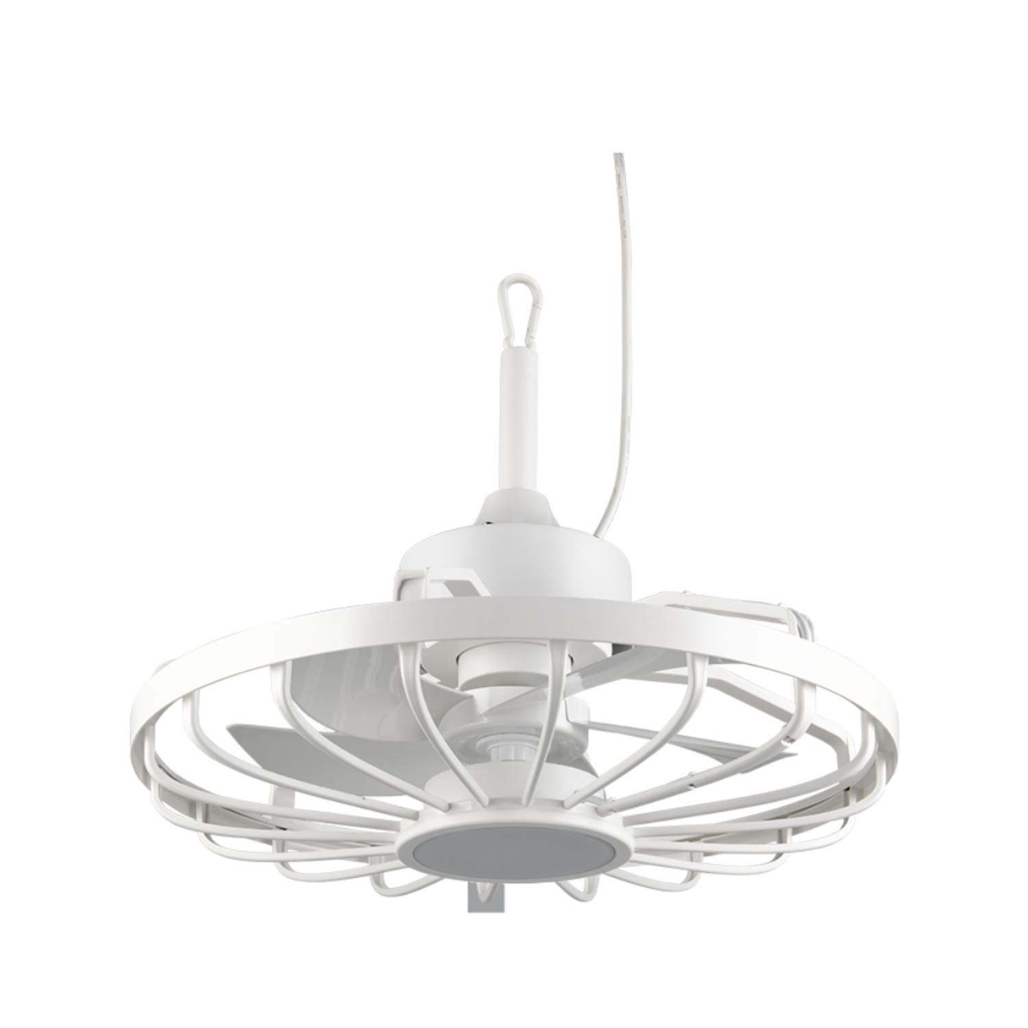 Fantiluxe Saga Ventilador de techo, Ø51 cm, Mando a distancia, Blanco