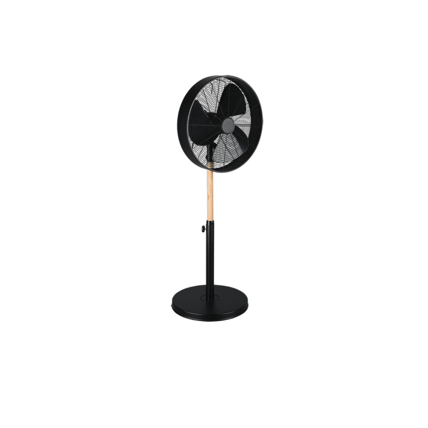 Fantiluxe Viggo Ventilador de techo, Ø45 cm, Mando a distancia, Negro