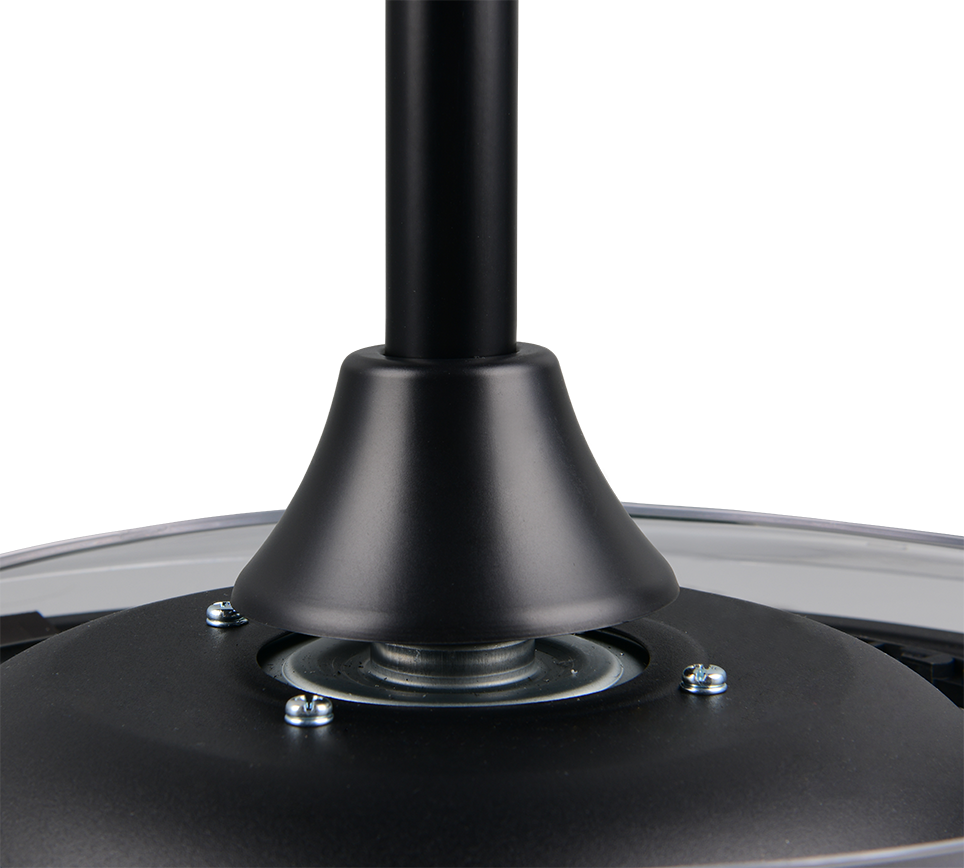 Fantiluxe Soren Ventilador de techo, Ø106 cm, Mando a distancia, Negro