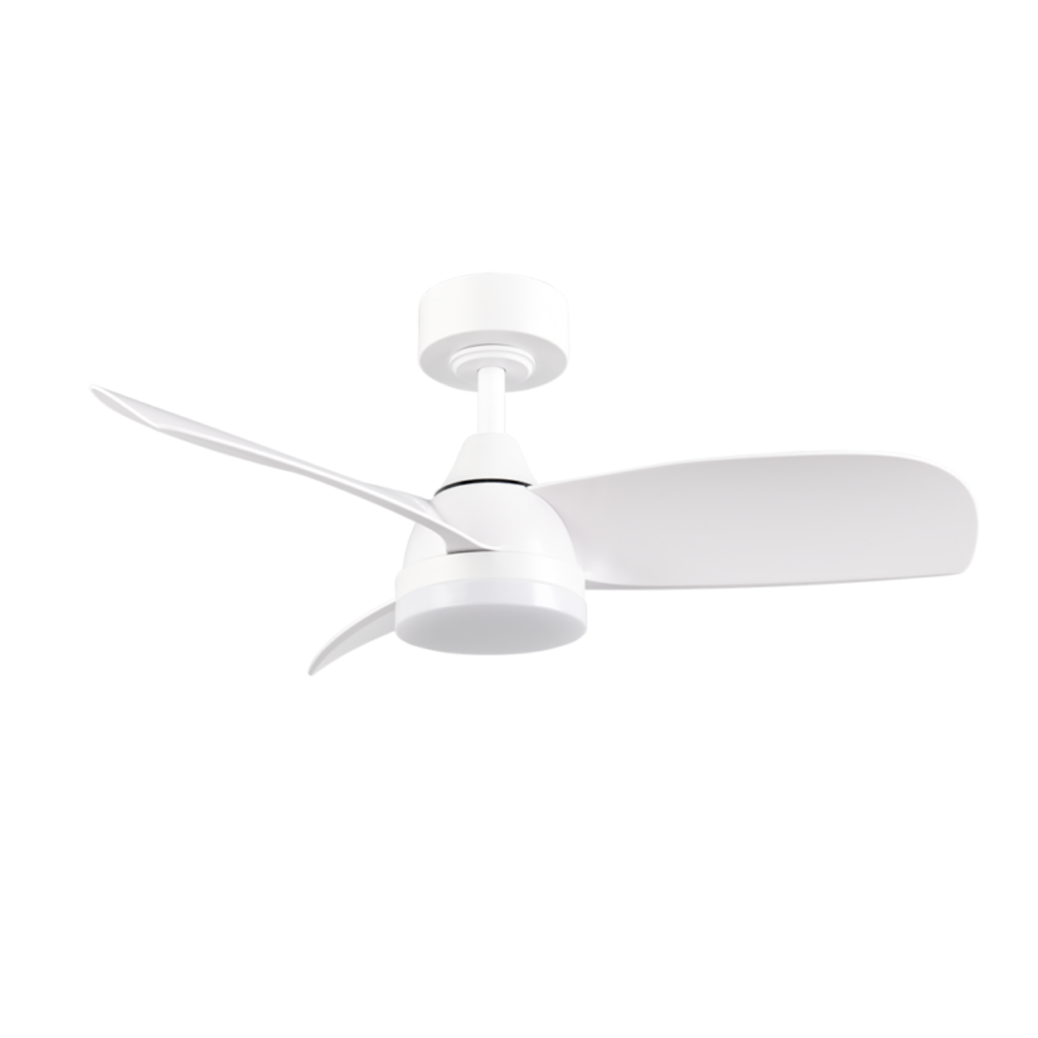 Fantiluxe Ingrid Ventilador de techo, Ø90 cm, Mando a distancia, Blanco