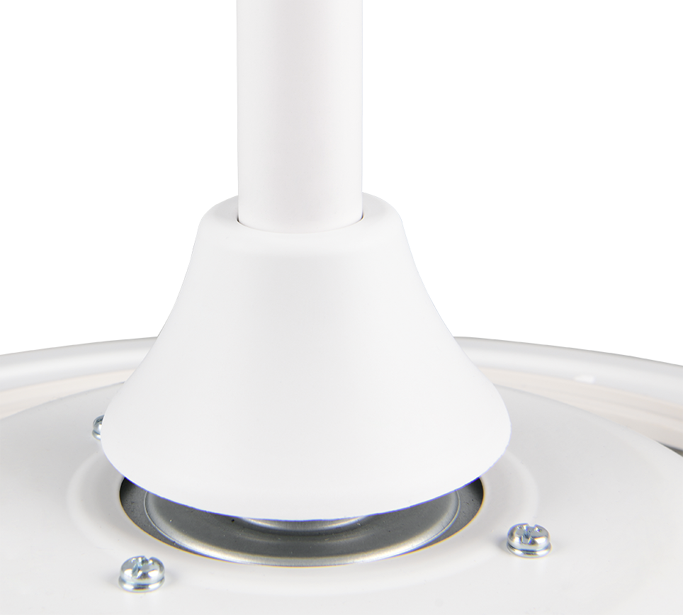 Fantiluxe Ivar Ventilador de techo, Ø106 cm, Mando a distancia, Blanco