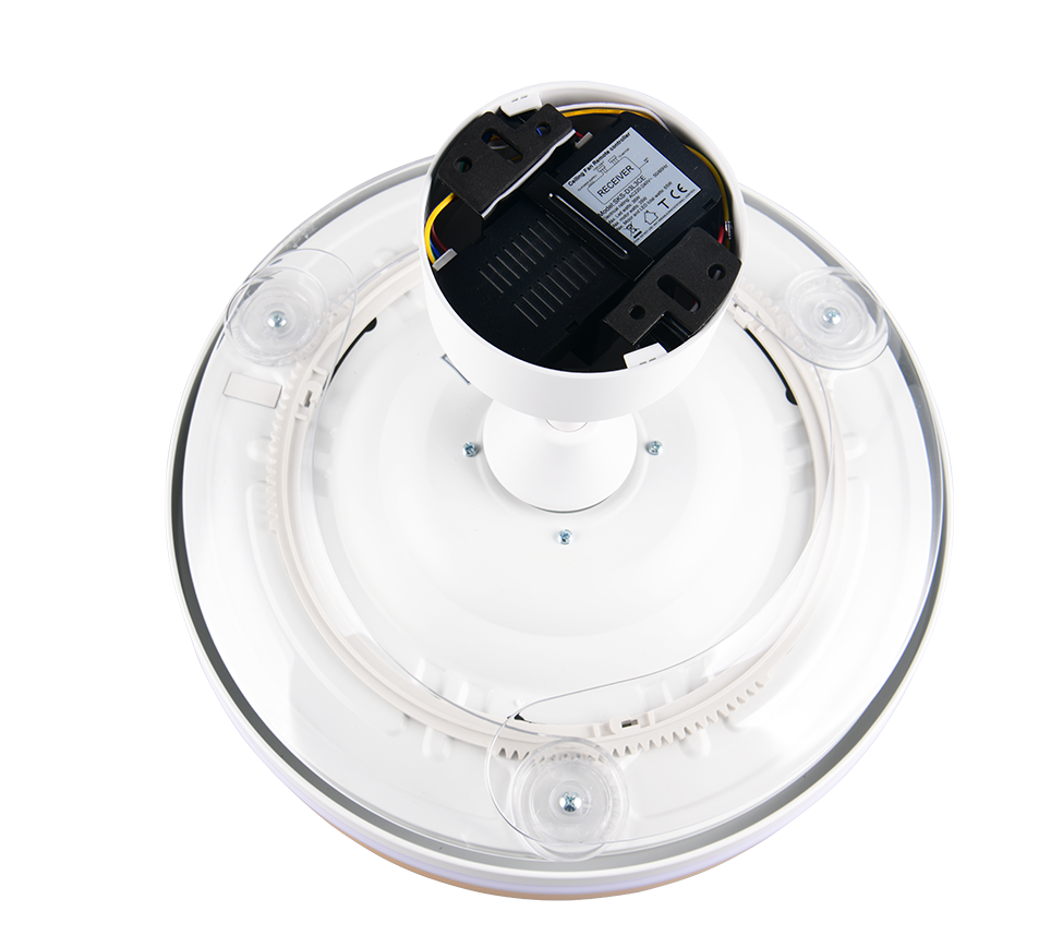 Fantiluxe Anders Ventilador de techo, Ø106 cm, Mando a distancia, Blanco