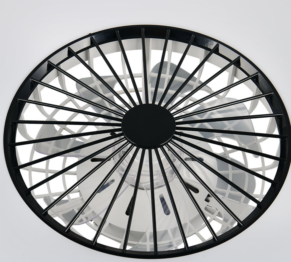 Fantiluxe Espen Ventilador de techo, Ø60 cm, Mando a distancia, Negro
