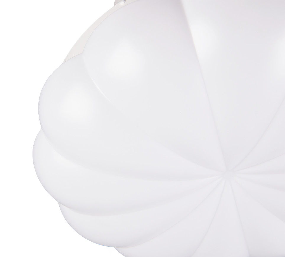 Fantiluxe Ingrid Ventilador de techo, Ø60 cm, Mando a distancia, Blanco