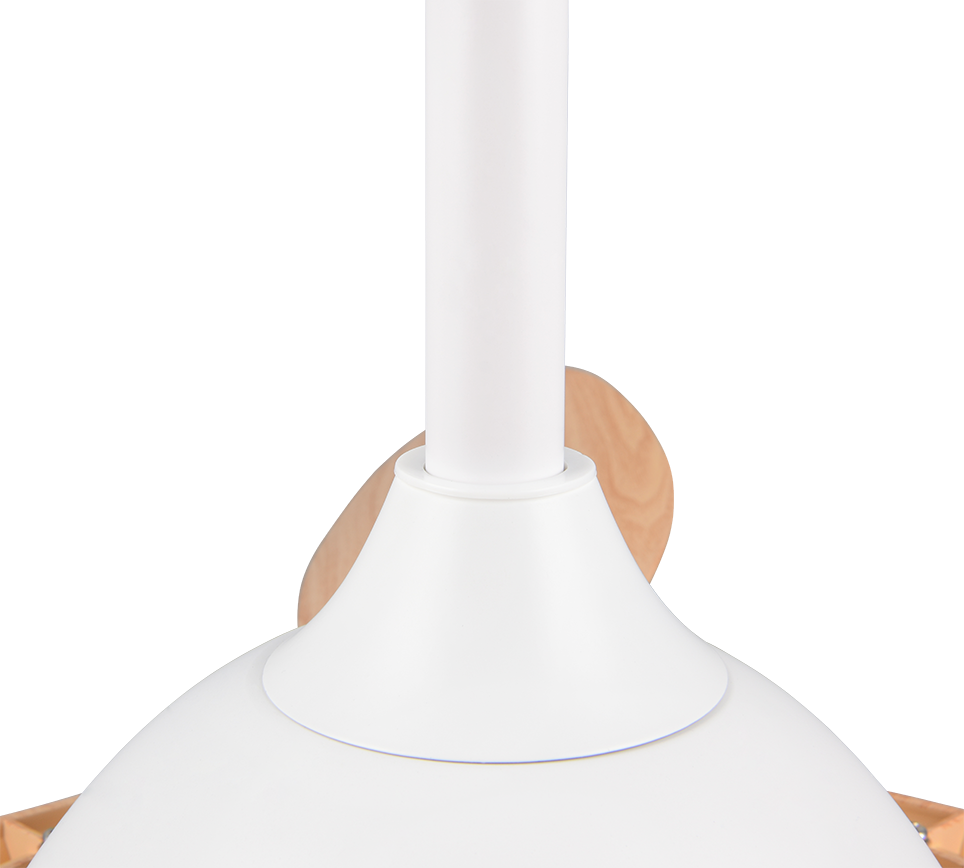 Fantiluxe Brynja Ventilador de techo, Ø108 cm, Mando a distancia, aspecto madera