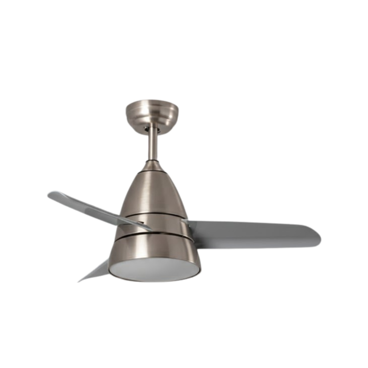 Fantiluxe Holmstrom Ventilador de techo, Ø91 cm, Mando a distancia, Plata